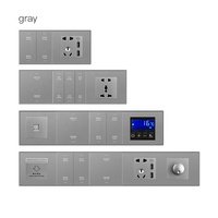 Interrupteur de système de contrôle de la lumière UK US EU Standard Zigbee Smart Home Light Smart Switch
