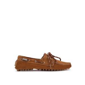 Mocassins de conduite en cuir respirant pour chaussures bateau avec détails en sangle pour toutes les saisons - Product Image 1