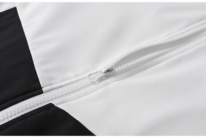 Ensembles survêtement/jogging en polyester pour hommes, ensemble deux pièces avec fermeture éclair patchwork, veste et pantalon de survêtement personnalisés, VENTE EN GROS - Product Image 5