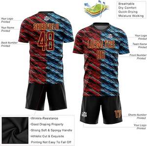 Uniforme de football professionnel pour enfants de nouveau style 100% polyester couleur unie de qualité supérieure dernière conception de qualité supérieure à vendre - Product Image 4