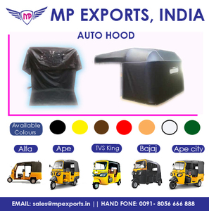 Capot supérieur en rexine indien de haute qualité pour TVS Tuk Tuk, pièces détachées pour tricycle, disponible - Product Image 5