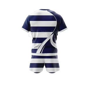 Conjuntos de Uniformes de Rugby de Secado Rápido, Ecológicos, 100% Poliéster, Fabricados en Fábrica, con Característica Transpirable, Logotipo Personalizado, Ropa de Fútbol - Product Image 5