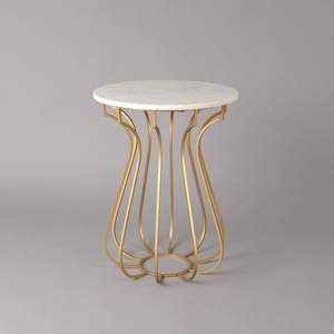 Diseño italiano recién llegado marco con acabado dorado con tapa de cristal negro café y mesa auxiliar superventas MESA DE LUJO moderna - Product Image 3