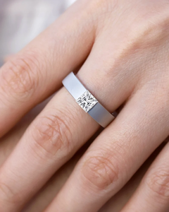 Fabriqué à la main Moissanite Diamant Hommes 10K Or Massif De Luxe Mariage Bague De Fiançailles Bague CLASSIQUE POUR HOMMES - Product Image 4