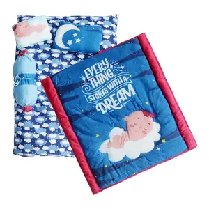 6 pcs Infant New Born Bedding Set NEW 2024 crib Bedding set for Baby with Mattress, Quilt, head Pillow, 2 Side Pillow and Toy
