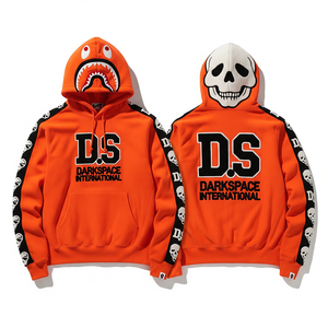 Sudaderas con Capucha Unisex Personalizadas, 100% Algodón, Felpa, Color Sólido, Invierno, con Bolsillos Tipo Canguro, Cordón Ajustable, Venta al por Mayor, Alta Calidad - Product Image 2