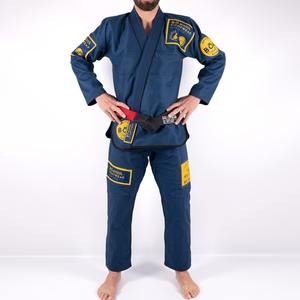 Personnalisé Brodé BJJ Gi 450gsm Perle Armure Jiu Jitsu Kimono Uniforme OEM Usine Vente En Gros Vêtements D'entraînement - Product Image 3