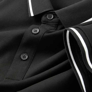 Logo personnalisé & Design-Color T-shirt décontracté en coton pour hommes Polo de haute qualité T-shirts pour hommes - Product Image 3