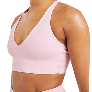 Sujetador deportivo alto para yoga y gimnasio de impacto para mujer, Top de entrenamiento acolchado sin costuras para correr y Fitness, sujetadores cómodos transpirables - Product Image 5