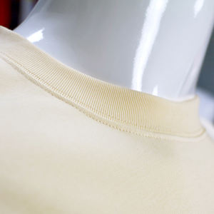 OEM coton t-shirts pour hommes tricoté pur coton tissu à manches courtes t-shirt sur mesure confortable usure quotidienne t-shirt - Product Image 4