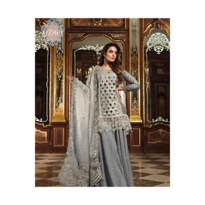 Mujeres indias pakistaníes Ready Made Shalwar Kameez Moda elegante Vestido pakistaní elegante venta de producto - Product Image 2