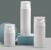 Flacon de lotion sans air personnalisé de luxe avec logo, 30 ml, 50 ml, 120 ml, 150 ml, 200 ml, en plastique PP avec pompe, pour base de maquillage et fond de teint