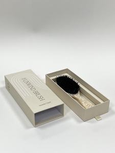 Caja de Empaque Personalizada Color Beige con Diseño Deslizable <span class=keywords><strong>para</strong></span> Herramientas de Cuidado del Cabello, Almacenamiento de Regalos, Promoción de Marca - Product Image 2