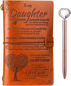 Agenda personnalisé avec logo, couverture rigide en cuir, reliure à anneaux, format A5/A6, cadeau personnalisé - Product Image 1