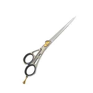 Ciseaux professionnels de cheveux d'acier inoxydable pour la finition de Dall de salon lame incurvée pointue pour des professionnels de beauté - Product Image 2