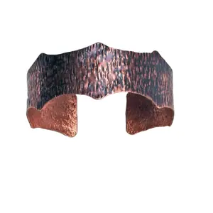 新款热卖试金石印度艺术创作手工纯铜手链男女通用可调手链磁性99.9