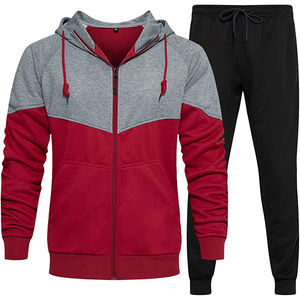 Chándal de calle para hombre de alta calidad, precio al por mayor, chándal de dos piezas, pantalones acampanados, conjuntos de chándal holgado - Product Image 1