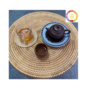 Handmade Round Rattan <b>Charger</b> <b>Plates</b> Woven Placemats Natural Wicker Table Decor From Vietnam - Product Image 6