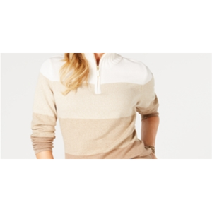 Maglione Floreale a Righe Retrò in Cotone da Donna Karen Scott, Top Traspirante con Bottoni e Decorazioni Floreali, Disponibile in Rosso, Taglie dalla Petite alla XL - Product Image 2