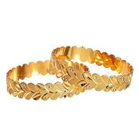 Diseñador etíope Dubai Gold Bangle Bracelet Latón 24K Gold Plated Arabic Bride Bangle Bracelet from S International