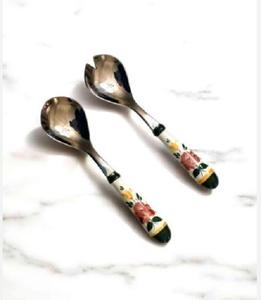 Juego de Cubiertos de Acero Inoxidable con Mango de Bambú, Elegancia Natural, Apto para Lavavajillas, Ligero y Sostenible - Product Image 6