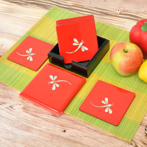 Mantel individual y posavasos de libélula, posavasos lacados de la mejor opción para el estilo de comedor festivo diario - Product Image 4
