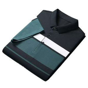 Polos rayés pour hommes très vendus, 100% coton, nouvelle tendance de la mode, polo de golf, grande taille XXXXL - Product Image 4