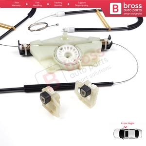 ชุดซ่อมมอเตอร์กระจกไฟฟ้า BWR420 สำหรับประตูหน้าขวา สำหรับรถยนต์ Leon MK1 1M1 ปี 1999-2006 และ Toledo MK2 1M2 ปี 1998-2004 แบบ 4/5 ประตู รุ่น 1M0837462 - Product Image 6