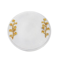 Wooden Home Hotels and Restaurants use <b>Tray</b> with Gold Brass Handles for serving <b>tray</b> with premium natural wood - Product Image 1