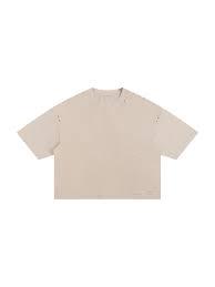 เสื้อยืดโอเวอร์ไซส์ทรงบ็อกซี่สำหรับผู้ชาย ผ้าโพลีเอสเตอร์/คอตตอนเจอร์ซีย์สั่งทำพิเศษ เสื้อยืดฤดูร้อนเนื้อหนา พิมพ์ลาย DTG เป็นมิตรกับสิ่งแวดล้อม แห้งเร็ว - Product Image 4