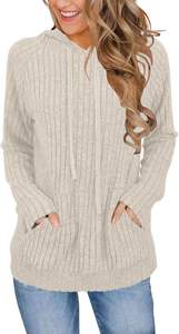 เสื้อสเวตเตอร์สำหรับผู้หญิง เสื้อแขนยาว แฟชั่น เสื้อฮู้ดดี้ เสื้อสวมหัว เสื้อสเวตเชิ้ต กางเกงสเวตแพนท์ทรงหลวม ชุดฮู้ดดี้ลำลอง เสื้อแฟชั่นฤดูใบไม้ร่วง - Product Image 5