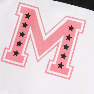 ชุดเสื้อสเวตเตอร์คอกลมแขนยาวพิมพ์ลายตัวอักษรชุดแฟชั่นสำหรับฤดูใบไม้ผลิและฤดูใบไม้ร่วง - Product Image 4