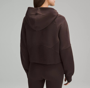 Custom Logo Womens Cotton Lightweight <b>Workout</b> Sports Gym Half Zip up Crop Pullover Cropped Hoodiezip up <b>hoodie</b> women half zip - Product Image 2