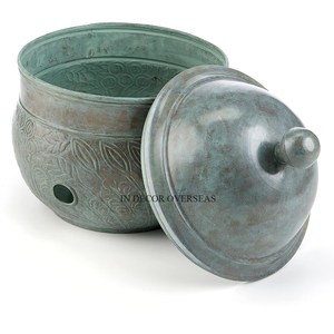 Jardinières en métal de qualité supérieure, aspect attrayant, couleur bleue, fabrication de luxe, vente chaude, provenance d'Inde, à prix impressionnant - Product Image 3