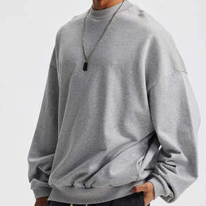 Sudaderas de Algodón Grueso de Alta Calidad con Logotipo Personalizado, Sudaderas Extra Grandes para Hombre, Personalizables, Sudadera de Algodón Sólido Extra Grande - Product Image 4