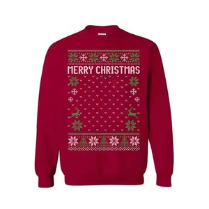 <b>Christmas</b> <b>Men's</b> Pullover <b>Hoodie</b> Comfortable Fashionable 100% Polyester <b>Christmas</b> with Custom Logo Low MOQ - Product Image 1