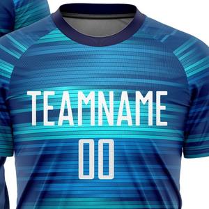 Maillot de football léger pour homme à manches courtes, confortable, respirant, personnalisable, dernières créations, prix raisonnable, vente chaude - Product Image 5