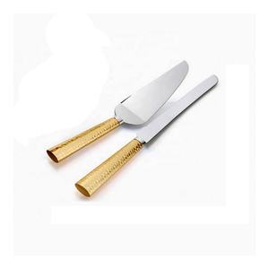 Couteau à gâteau en métal d'acier inoxydable de conception la plus vendue ensemble de serveur de gâteau fait avec le matériel de haute qualité - Product Image 4