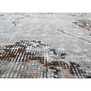 Vintage Beige <b>Brown</b> Hand Knotted <b>Wool</b> Rug for Home Use-for Living Hallway Entryway Teen's Bedroom Medallion Rectangle Puzzle - Product Image 3