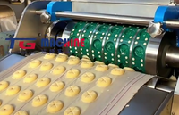 Machine industrielle semi-automatique pour la fabrication de biscuits aux noix, ligne de production de biscuits croustillants pour boulangerie commerciale