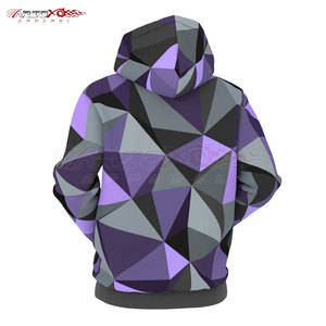 Sudadera con capucha de sublimación básica para hombre con manga completa y capucha con cordón en estampado completo personalizado Sudadera con capucha de sublimación para hombre con estilo - Product Image 5