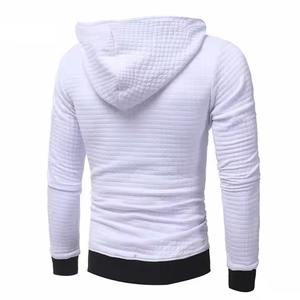 Men Plus Size Casual Jacket Nylon Spandex Zip up Sports Hoodies Custom logo <b>Sunscreen</b> Coat Training Running Jackets - Product Image 3