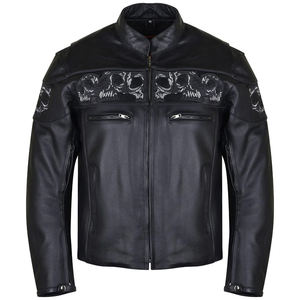 2025แจ็กเก็ตหนังสำหรับผู้ชายแจ็กเก็ตกลางแจ้งดีไซน์ล่าสุด - Product Image 2