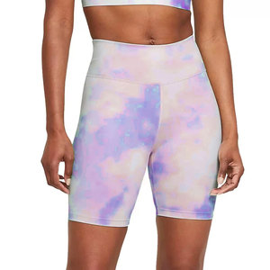 Active Wear Running Gym <b>Shorts</b> New Arrival Elastic Waist Women Yoga Leggings Premium Customized Women Leggings Knee <b>Shorts</b> - Product Image 2