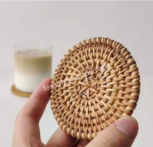 Haute résistance personnalisé couleur naturelle blanc rond tissé bambou rotin caboteur pour accessoire à la maison - Product Image 4