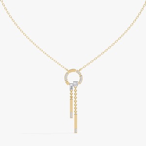 Collier solitaire en diamant de laboratoire de luxe de fournisseur indien pour les mariages et les événements formels, disponible à la vente - Product Image 6