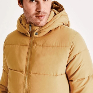 Custom High Street Style Winter Quilted <b>Waterproof</b> Puffer <b>Jacket</b> for <b>man</b> Fashionable Warm Streetwear OEM Available Wholesale - Product Image 4