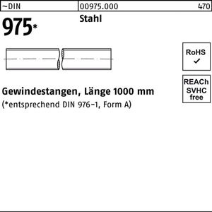 Varilla Roscada DIN 975 M33 X 1000mm Acero-1 Pieza - Product Image 1