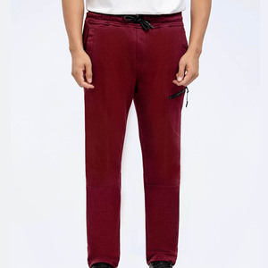 Joggers de corte regular French Terry de alta calidad de último diseño para hombres, cintura elástica transpirable con bolsillos a precio de fábrica - Product Image 1