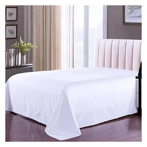 Draps de lit simples pour hôtel, draps de lit unis, taille king, draps de lit d'hôtel résistants aux plis et à la décoloration, ensemble de draps de lit pour adultes avec style et qualité - Product Image 5